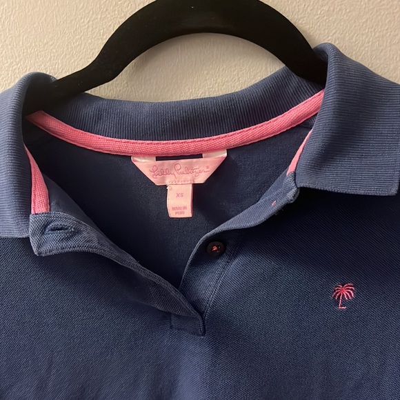 LILLY PULITZER NAVY The RESORT POLO (Size XS) Preowned in good/great condition - Picture 4 of 7